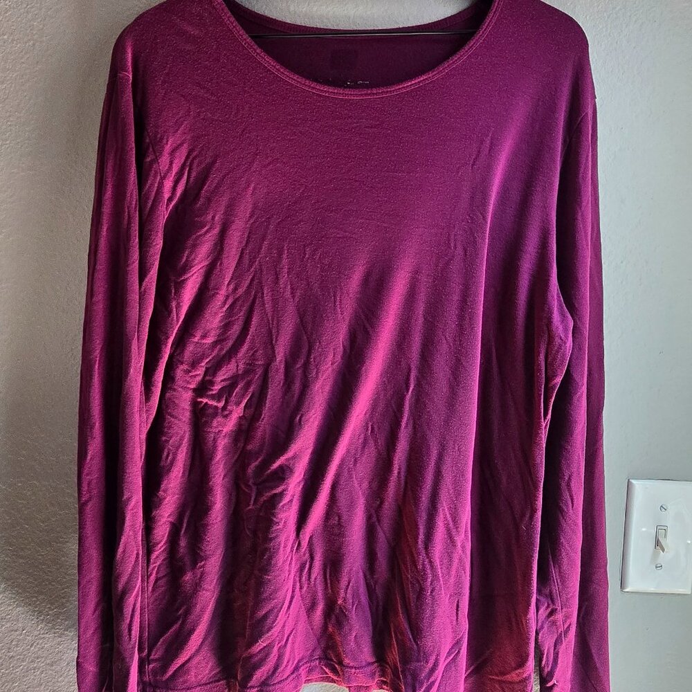 Long Sleeve Underscrub Top - Wonder Wink - XL
